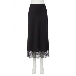 NEW Z SUPPLY cinder lace midi skirt in black